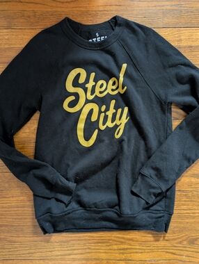 Steel City Graphic Sweatshirt - Black & Gold